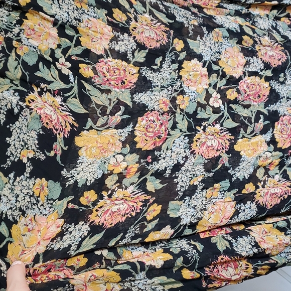 ASOS boho floral maxi dress size 4 - Picture 7 of 10